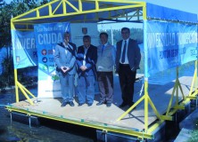 Geofísica UDEC inaugura Laboratorio Flotante en Laguna chica de San Pedro de la Paz
