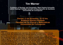 Seminario: “Current and future opportunities in remote sensing”