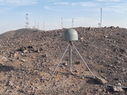 GPS científico instalado en Chile (Fotografía: CSN)