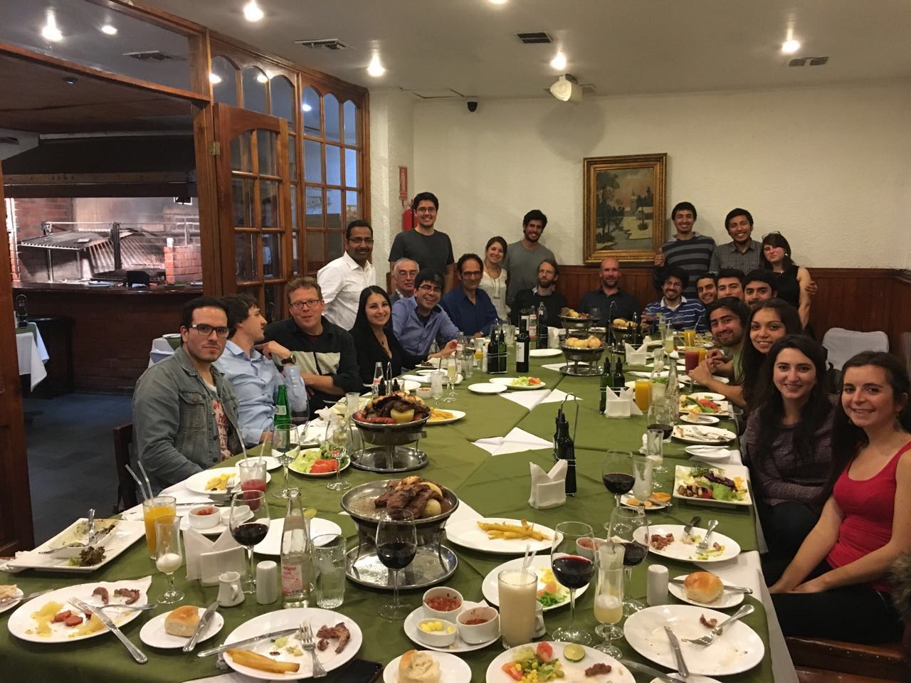 Cena de camaradería del evento