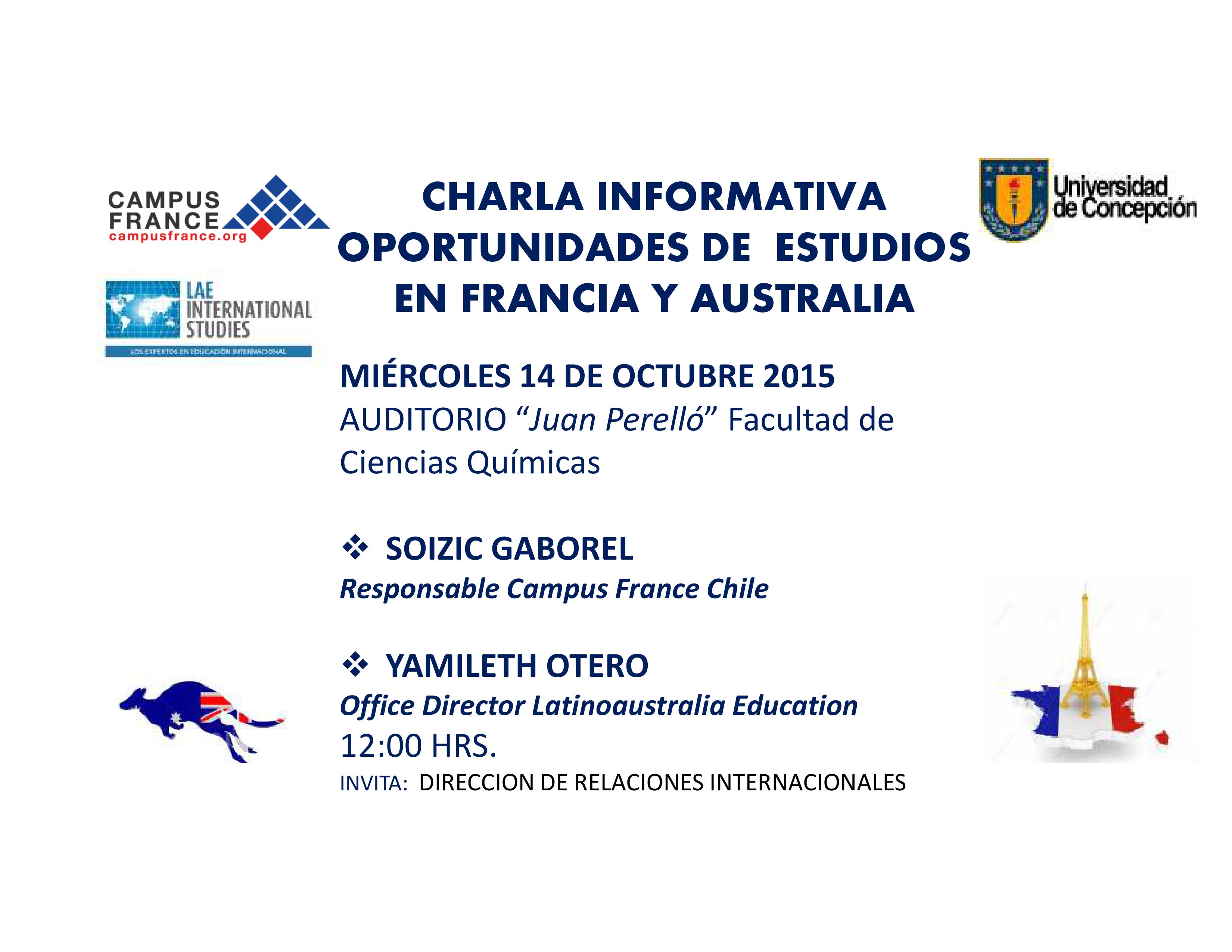 Charla francia australia